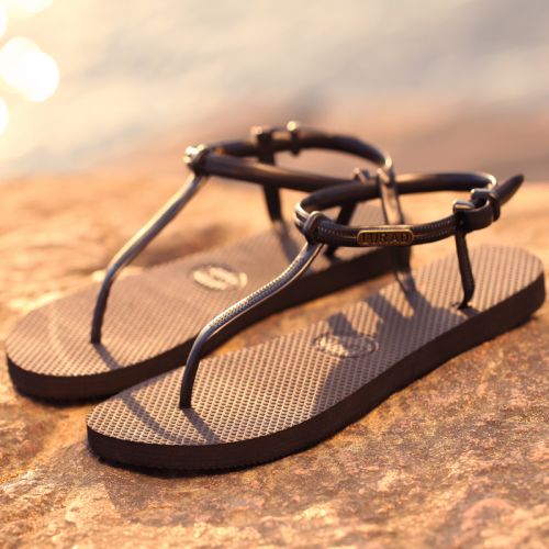 Sandales femme en plastique - semelle EVA mousse Ref 2667329