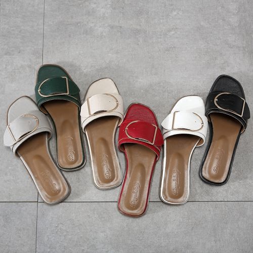 Sandales femme en fibre superfine - semelle caoutchouc Ref 2667373