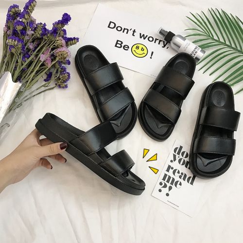 Sandales femme en plastique - semelle Ref 2667386