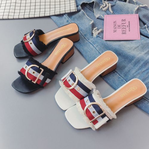 Sandales femme SONLARFU en PU - semelle caoutchouc Ref 2667409