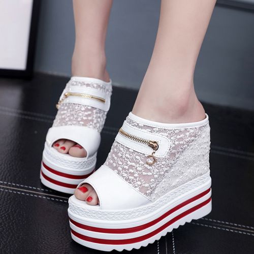 Sandales femme en Une variete de materiaux epissage - semelle polyurethane Ref 2667422