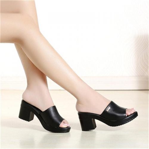 Sandales femme en couche de cuir premiere - semelle polyurethane Ref 2667433