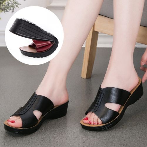 Sandales femme en couche de cuir premiere - semelle polyurethane Ref 2667452