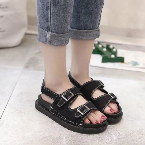 Sandales femme en PU - semelle caoutchouc Ref 2667511