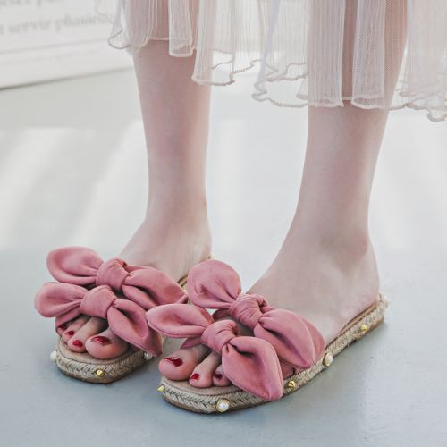 Sandales femme en tissu - semelle TPR tendon Ref 2667549