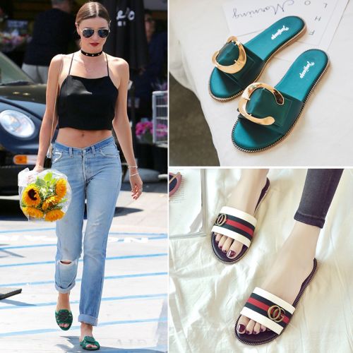 Sandales femme en PU - semelle caoutchouc Ref 2667578