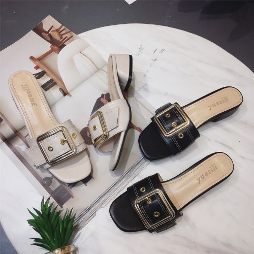 Sandales femme en PU - semelle caoutchouc Ref 2667627