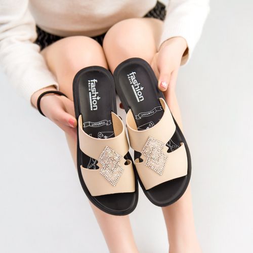 Sandales femme en fibre superfine - semelle polyurethane Ref 2667644