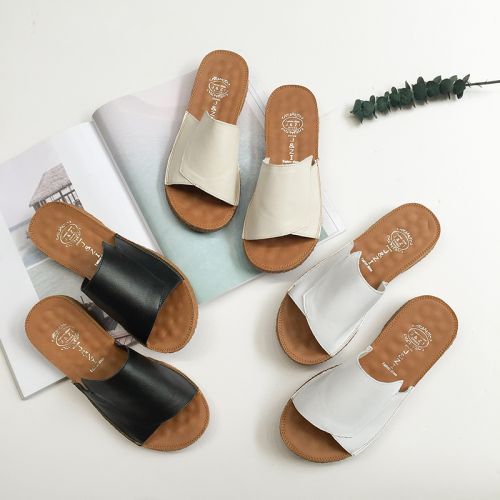 Sandales femme en couche de cuir premiere - Ref 2667652