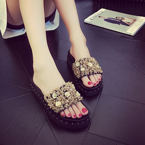 Sandales femme en PU - semelle caoutchouc Ref 2667662