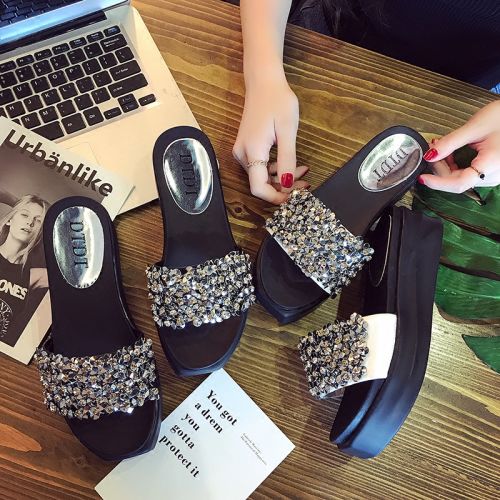 Sandales femme en PU - semelle caoutchouc Ref 2667675