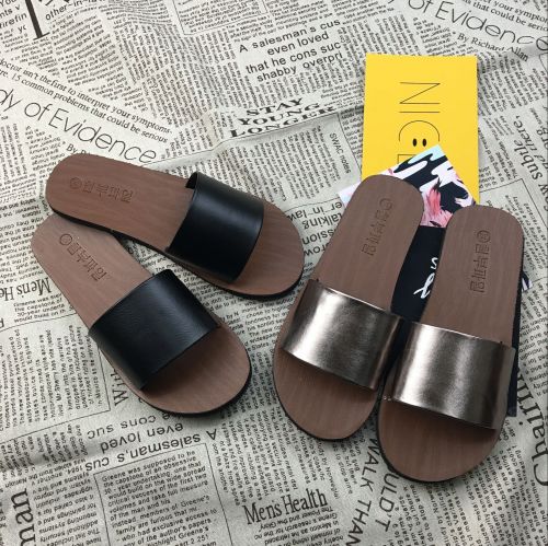 Sandales femme en PU - semelle caoutchouc Ref 2667692