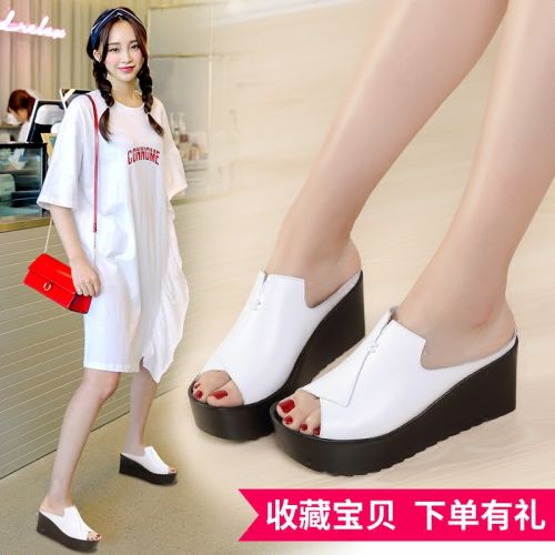 Sandales femme en revetement cuir de vache fendu - semelle polyurethane Ref 2667719