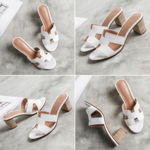 Sandales femme OCEANHOT en couche de cuir premiere - semelle caoutchouc Ref 2667758