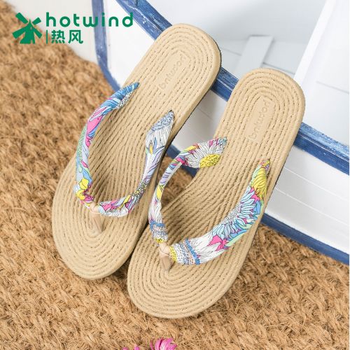 Sandales femme HOTWIND en tissu - semelle Compose a la fin Ref 2667777