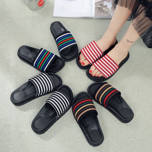 Sandales femme en de laine - semelle caoutchouc Ref 2667816