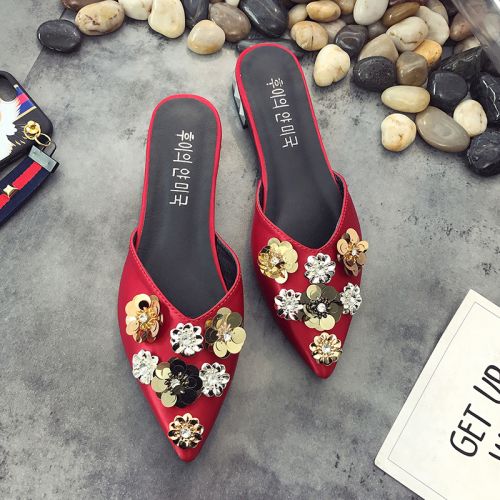 Sandales femme CRRCRRCRR en satin - semelle caoutchouc Ref 2667828