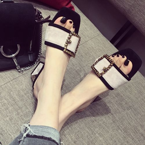 Sandales femme GZEUS en Daim - semelle caoutchouc Ref 2667852