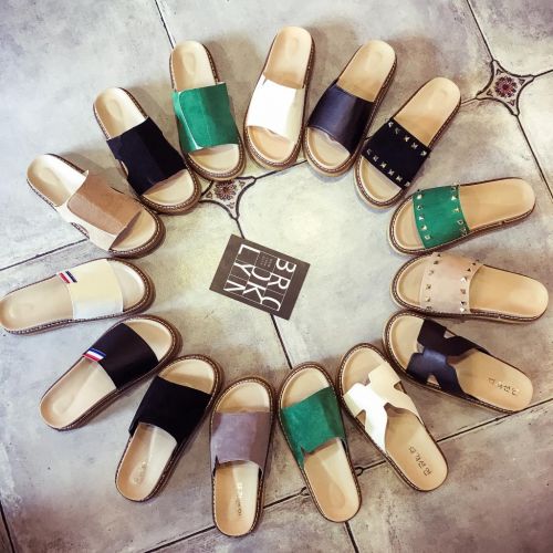 Sandales femme en PU - semelle caoutchouc Ref 2667894