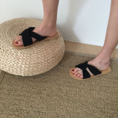 Sandales femme en Daim - semelle bois Ref 2667899