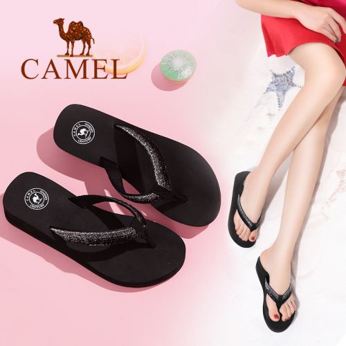 Sandales femme CAMEL en tissu - semelle EVA Ref 2667905