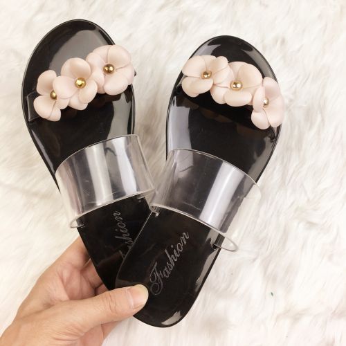 Sandales femme en plastique - semelle caoutchouc Ref 2667942