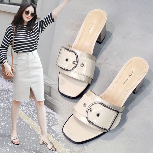 Sandales femme JPAI en PU - semelle caoutchouc Ref 2667982