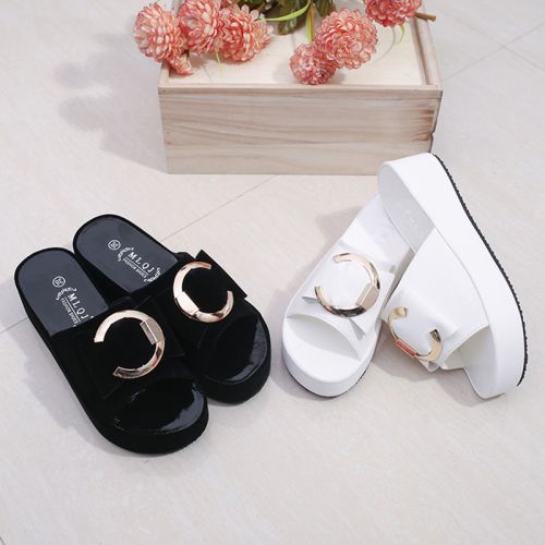 Sandales femme en PU - semelle mousse de caoutchouc Ref 2667985