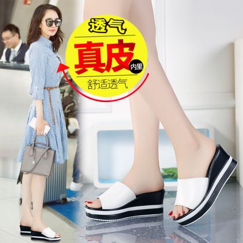 Sandales femme MIRKALIE en revetement cuir de vache fendu - semelle polyurethane Ref 2667990