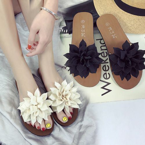 Sandales femme en tissu - semelle caoutchouc Ref 2668001