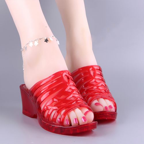 Sandales femme en plastique - semelle PVC Ref 2668013