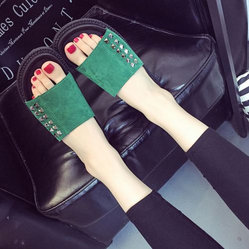 Sandales femme en Daim - semelle caoutchouc Ref 2668026