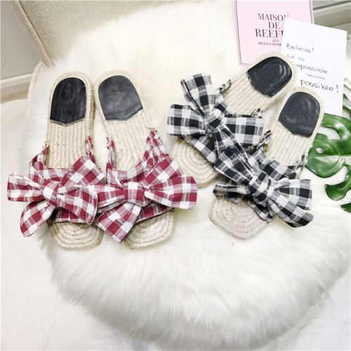 Sandales femme en tissu - semelle TPR tendon Ref 2668042