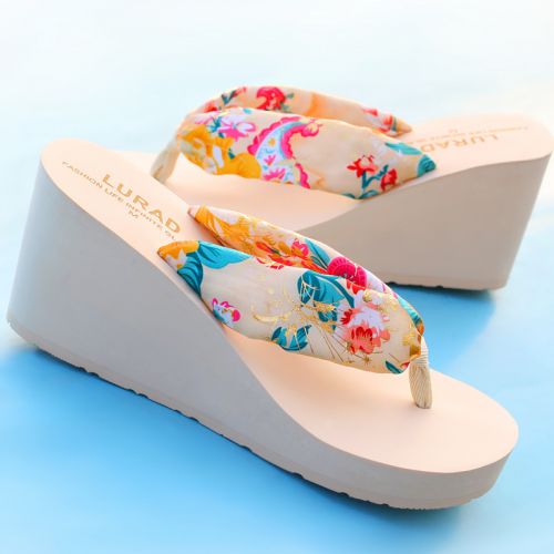 Sandales femme en satin - semelle mousse de caoutchouc Ref 2668048