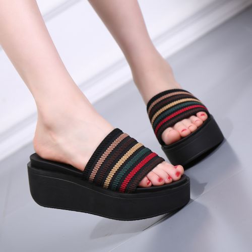 Sandales femme en fibre superfine - semelle polyurethane Ref 2668051