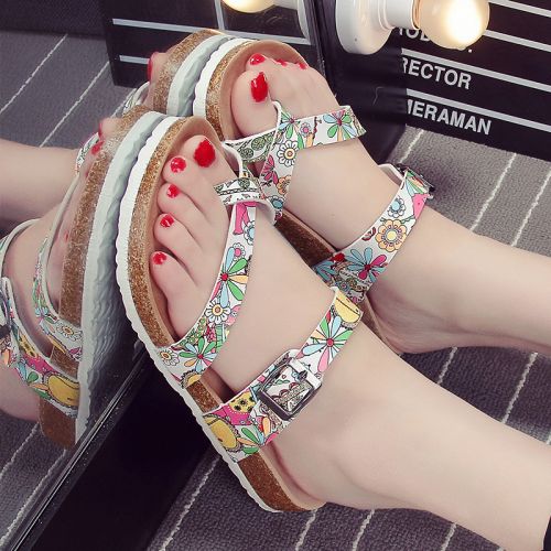 Sandales femme en PU - semelle Compose a la fin Ref 2668055