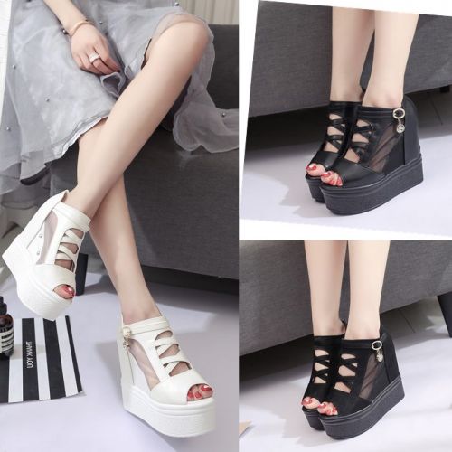 Sandales femme en PU - semelle Compose a la fin Ref 2668061