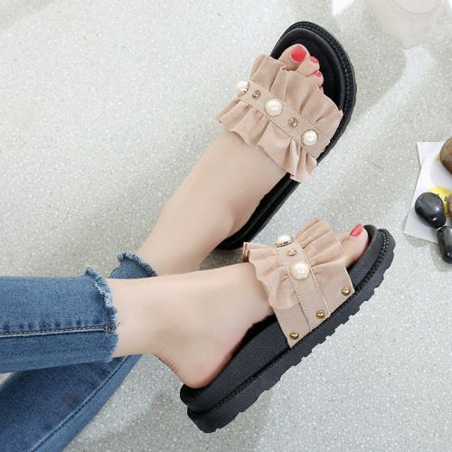 Sandales femme en Daim - semelle polyurethane Ref 2668104