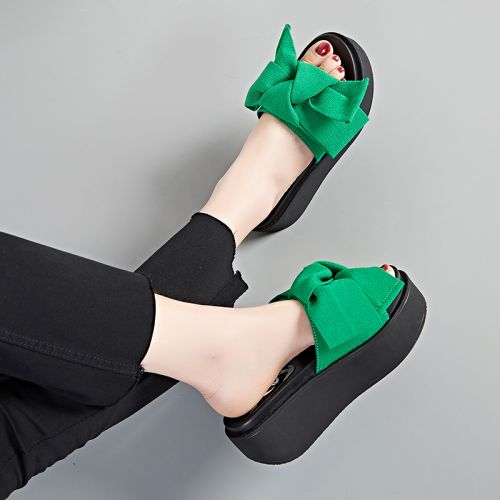 Sandales femme en tissu - semelle polyurethane Ref 2668108