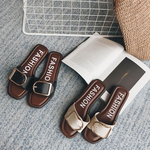 Sandales femme en PU - semelle caoutchouc Ref 2668111