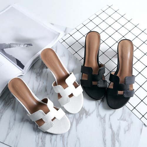 Sandales femme en fibre superfine - semelle caoutchouc Ref 2668120