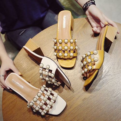 Sandales femme en PU - semelle caoutchouc Ref 2668128