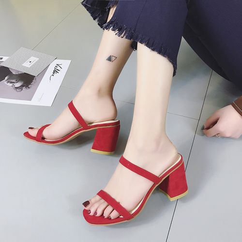 Sandales femme FURREZIO en Daim - semelle caoutchouc Ref 2668155