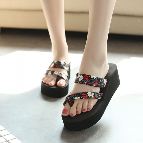 Sandales femme en tissu - semelle EVA Ref 2668201