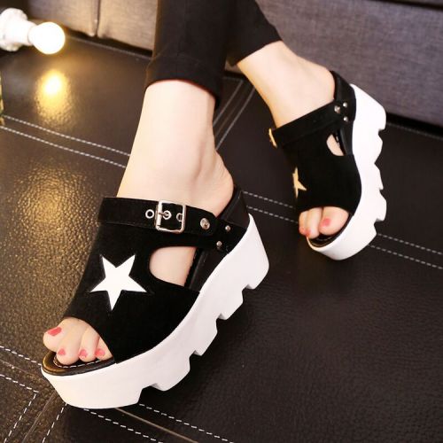 Sandales femme en Daim - semelle polyurethane Ref 2668202