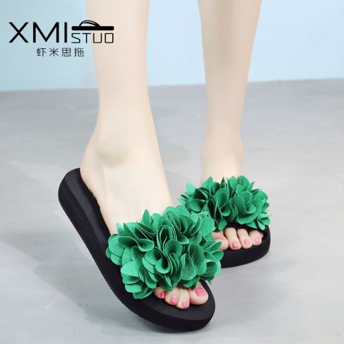 Sandales femme XMISTUO en tissu elastique - semelle EVA mousse plastique Ref 2668217