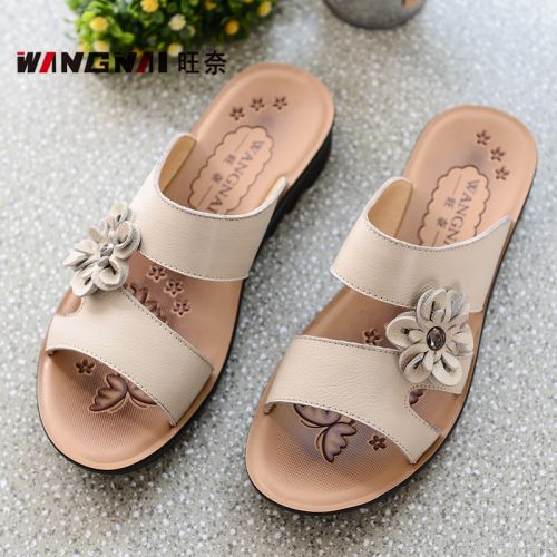 Sandales femme en couche de cuir premiere - semelle polyurethane Ref 2668263
