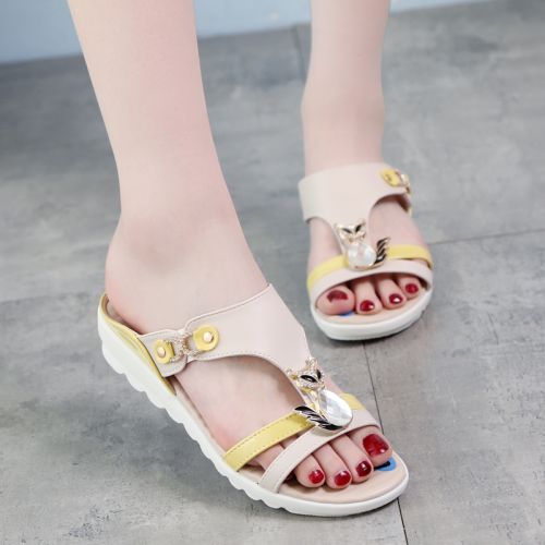 Sandales femme en PU - semelle caoutchouc Ref 2668290