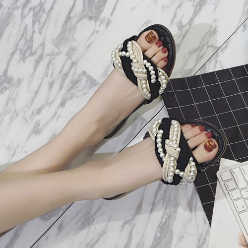 Sandales femme en PU - semelle caoutchouc Ref 2668308