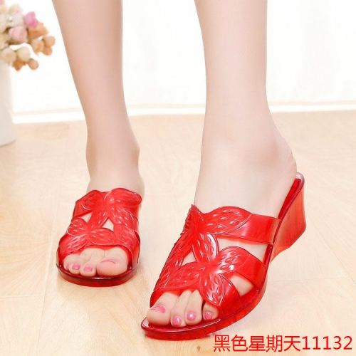 Sandales femme en plastique - semelle PVC Ref 2668360